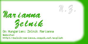 marianna zelnik business card